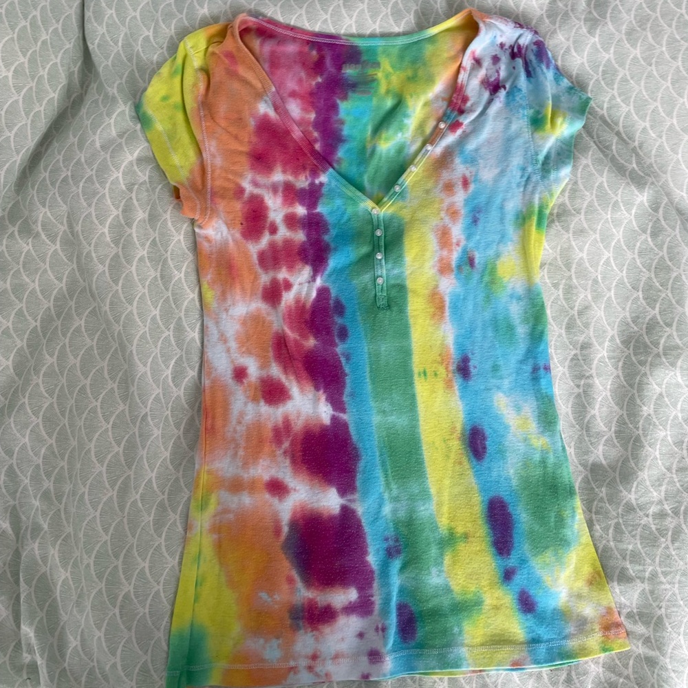 Hand tie dyed tshirt